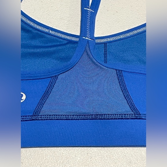 Lululemon Athletica Flow Y Bra IV Beaming Blue Sz XXS Light Support Sports Bra - Picture 5 of 9